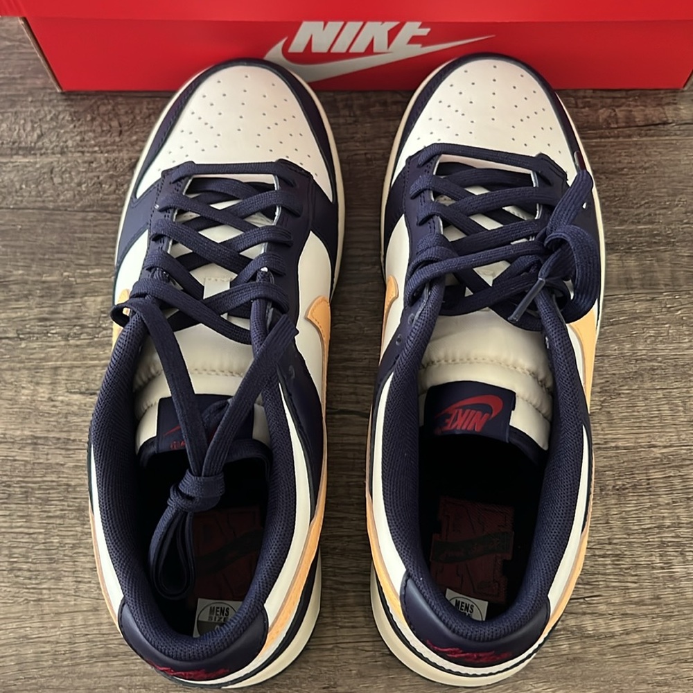 Nike Dunk Low Retro - From Nike To You Midnight Navy - DS - Men’s Size 9 - Picture 5 of 10